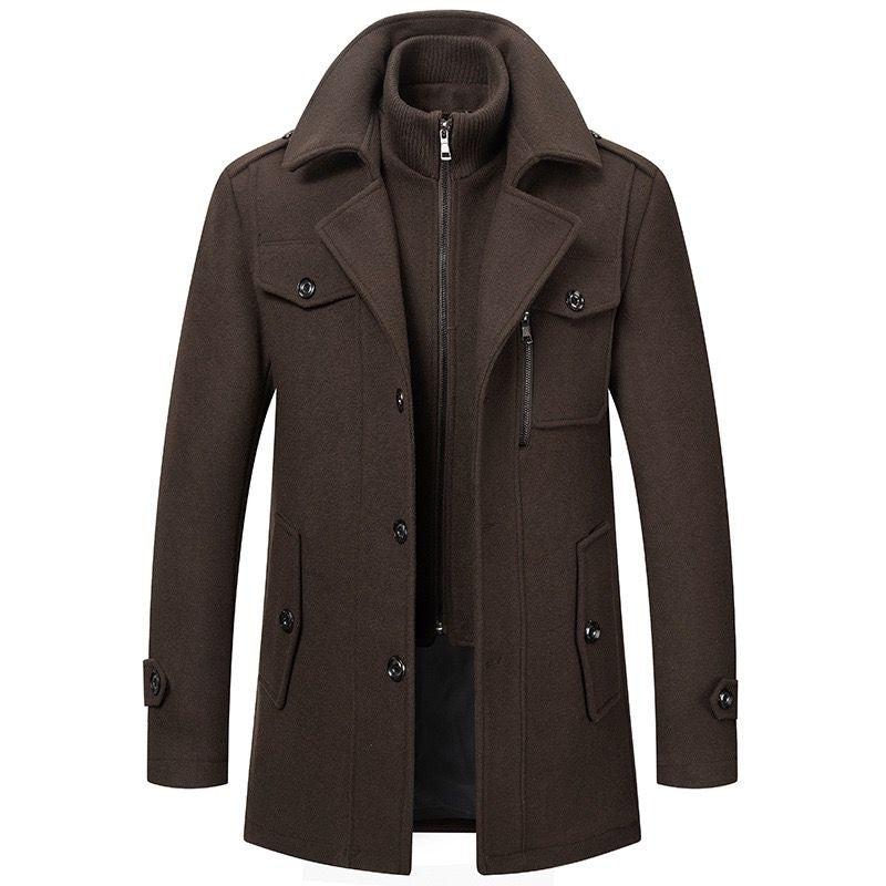 Men's Detachable Inner Winter Jacket-Azzella London