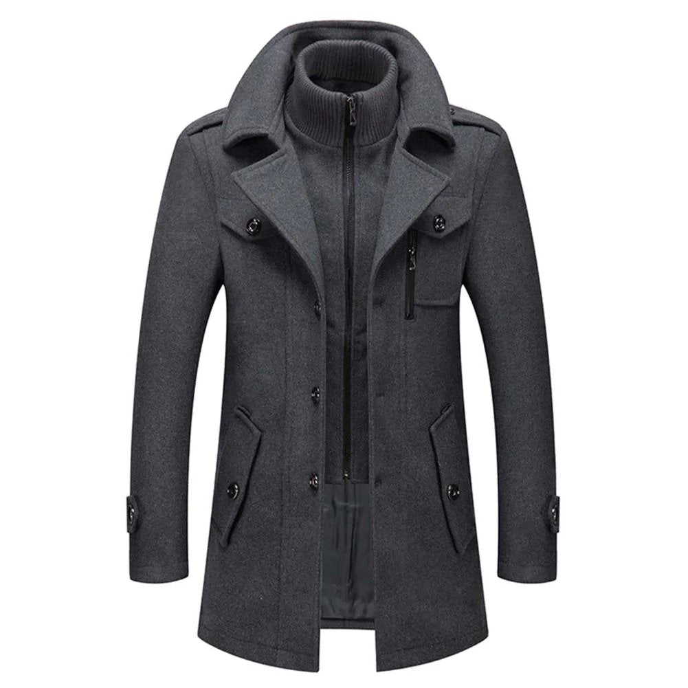 Men's Detachable Inner Winter Jacket-Azzella London