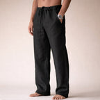 Men's Drawstring Waist Trousers-Azzella London