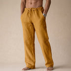 Men's Drawstring Waist Trousers-Azzella London
