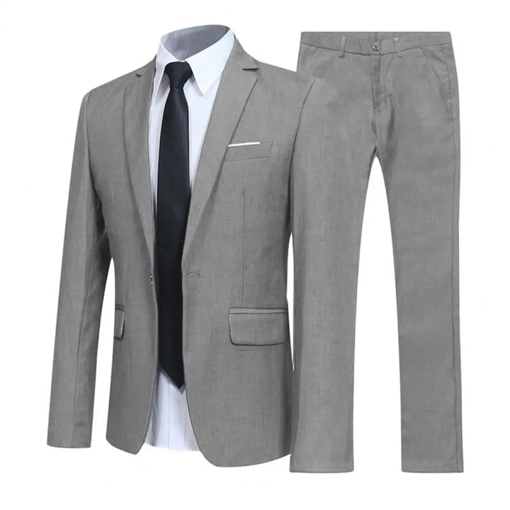 Men's Elegant Modern Suit-Azzella London