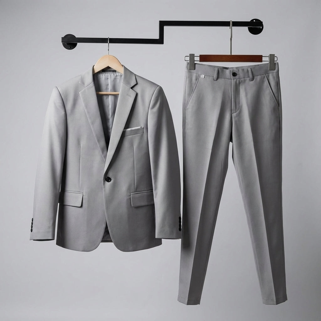 Men's Elegant Modern Suit-Azzella London