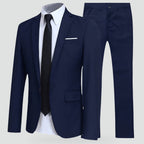 Men's Elegant Modern Suit-Azzella London