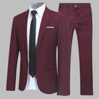 Men's Elegant Modern Suit-Azzella London