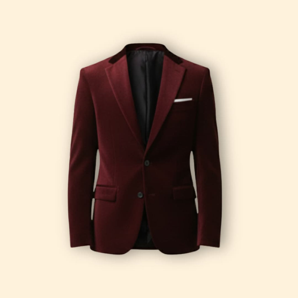 Men's Evening Velvet Blazer-Blazer-Azzella London