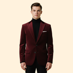 Men's Evening Velvet Blazer-Blazer-Azzella London