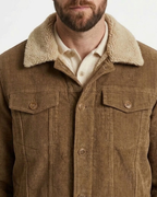 Men's Fine Ribbed Padded Jacket-Azzella London