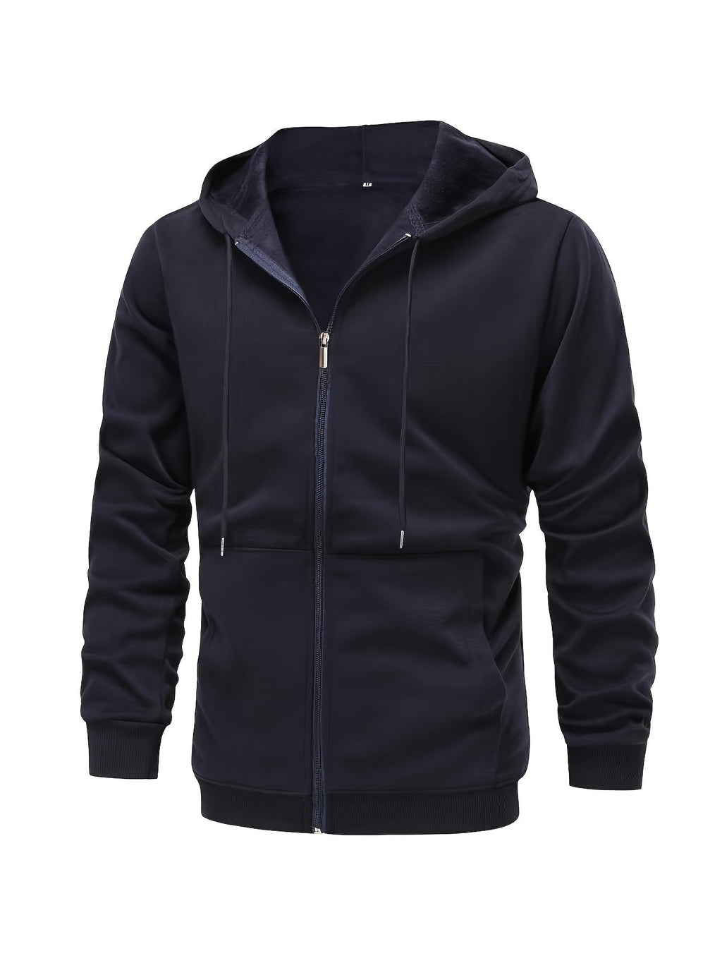 Men's Fleece Lined Zip Hoodie-Hoodie-Azzella London