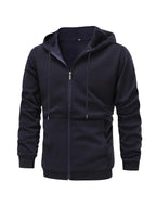 Men's Fleece Lined Zip Hoodie-Hoodie-Azzella London