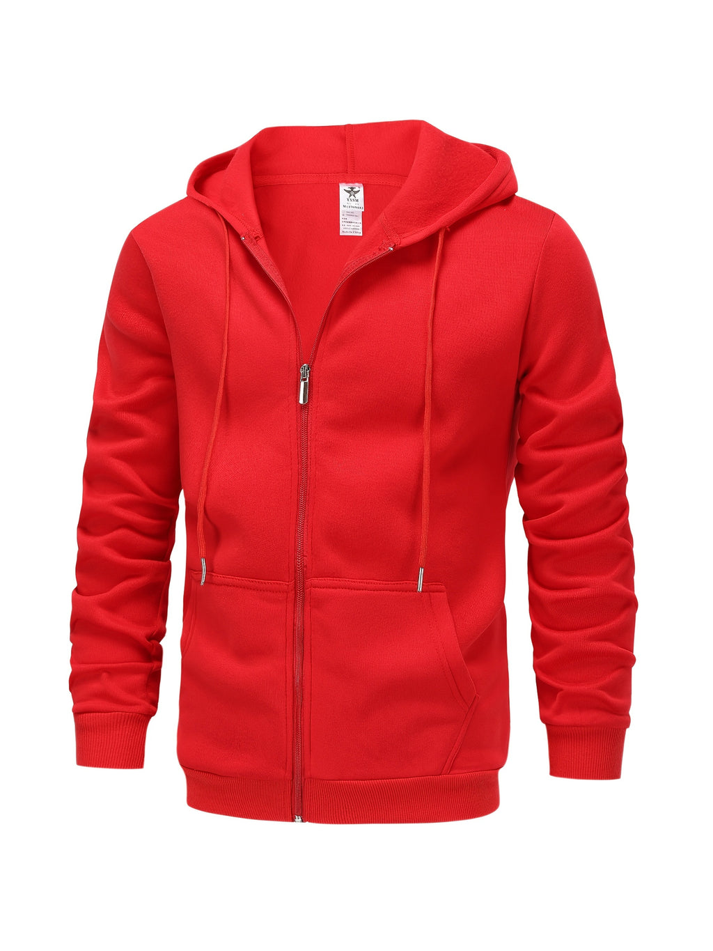 Men's Fleece Lined Zip Hoodie-Hoodie-Azzella London