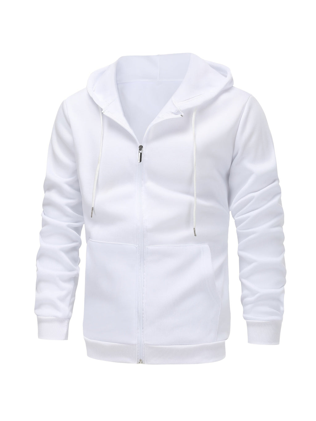 Men's Fleece Lined Zip Hoodie-Hoodie-Azzella London