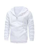 Men's Fleece Lined Zip Hoodie-Hoodie-Azzella London