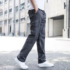 Men's Four Way Cargo Pants-Azzella London