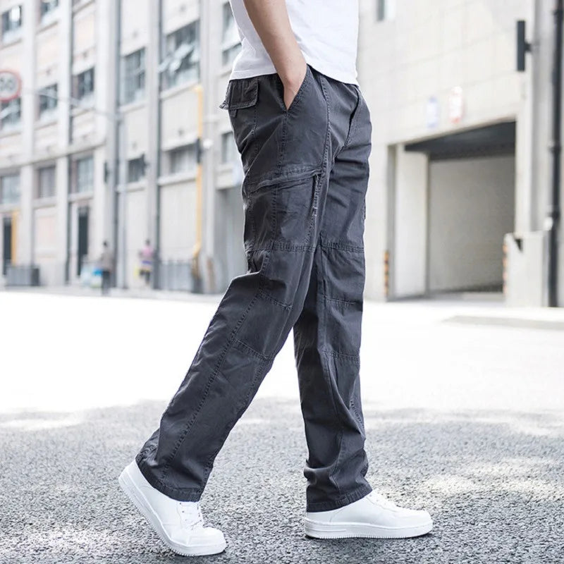 Men's Four Way Cargo Pants-Azzella London