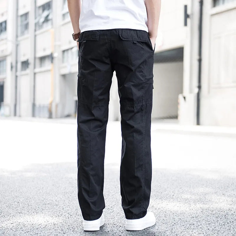 Men's Four Way Cargo Pants-Azzella London