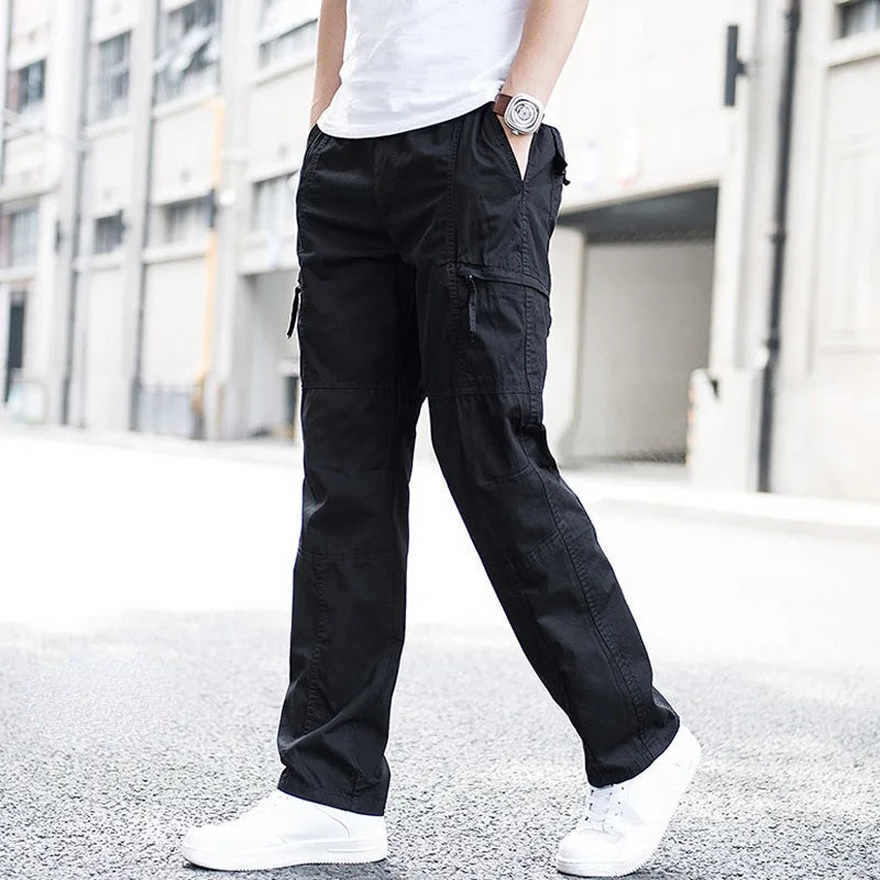 Men's Four Way Cargo Pants-Azzella London