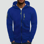 Men's Full Zip Hoodie Jacquard-Azzella London