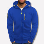 Men's Full Zip Hoodie Jacquard-Azzella London