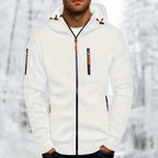 Men's Full Zip Hoodie Jacquard-Azzella London