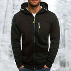 Men's Full Zip Hoodie Jacquard-Azzella London
