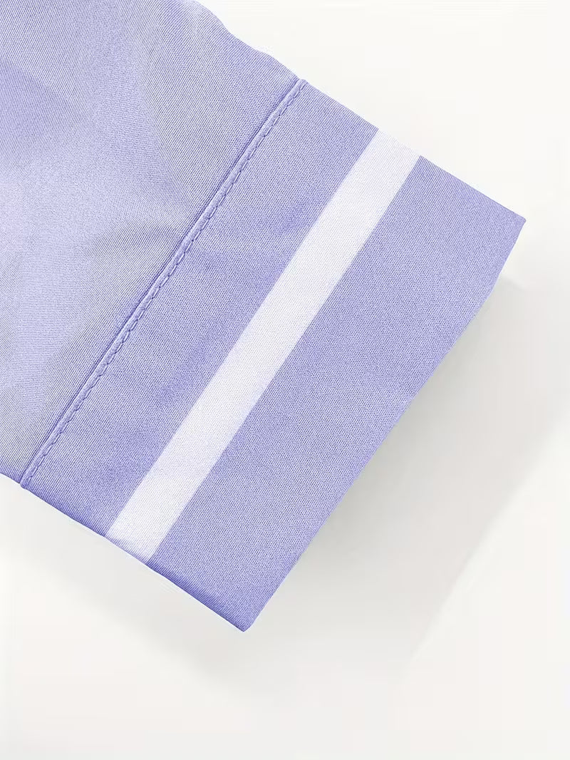 Men's Grandad Collar Shirt-Shirt-Azzella London