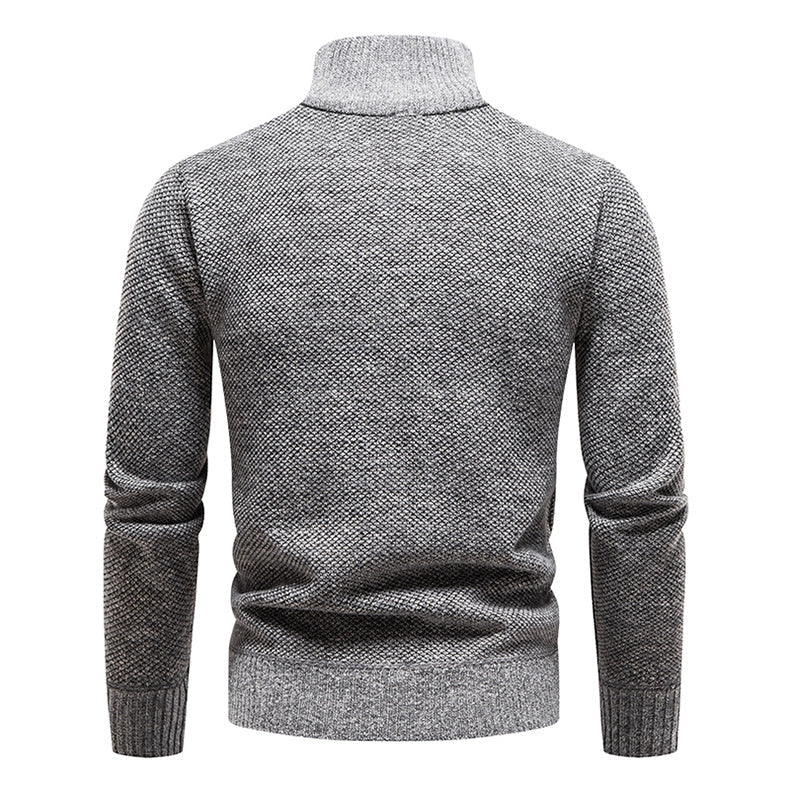 Men's Half Zip Sweater Knit-Azzella London
