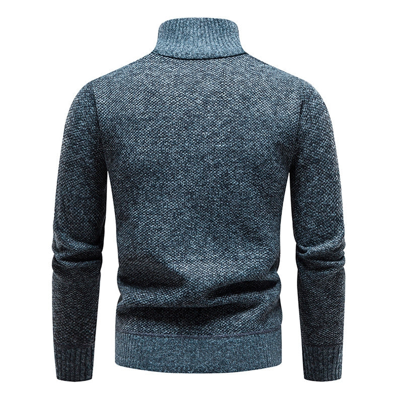 Men's Half Zip Sweater Knit-Azzella London