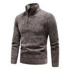 Men's Half Zip Sweater Knit-Azzella London