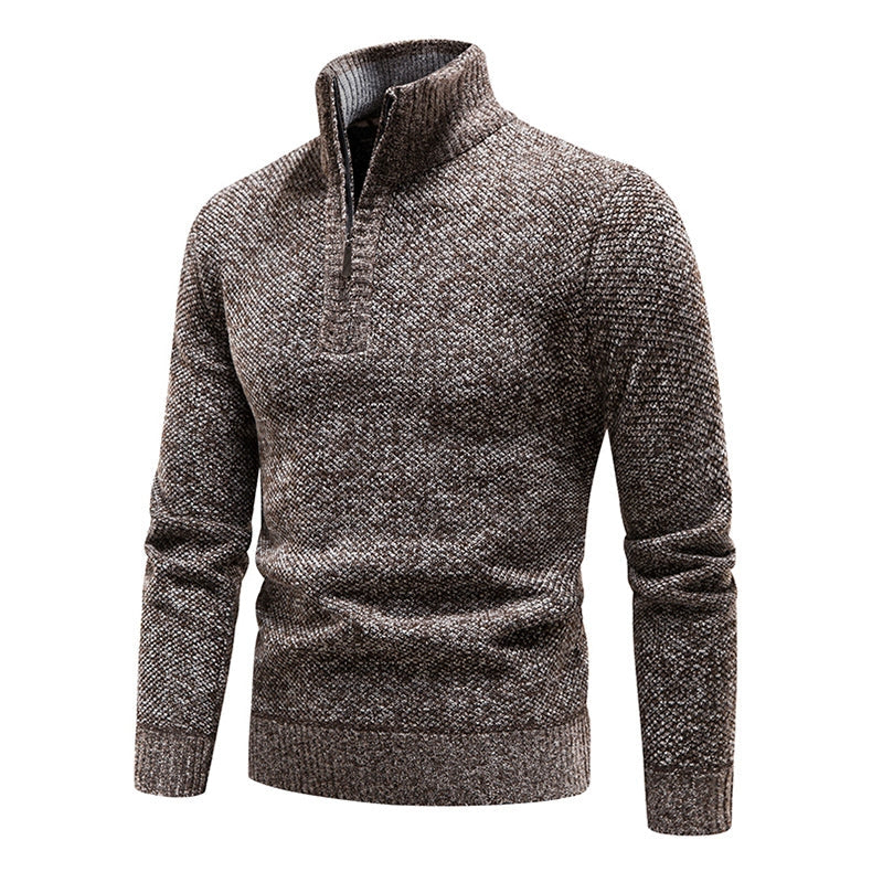 Men's Half Zip Sweater Knit-Azzella London