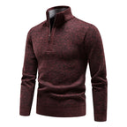 Men's Half Zip Sweater Knit-Azzella London