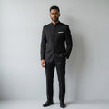 Men's High-Collar Tailored Blazer-Azzella London