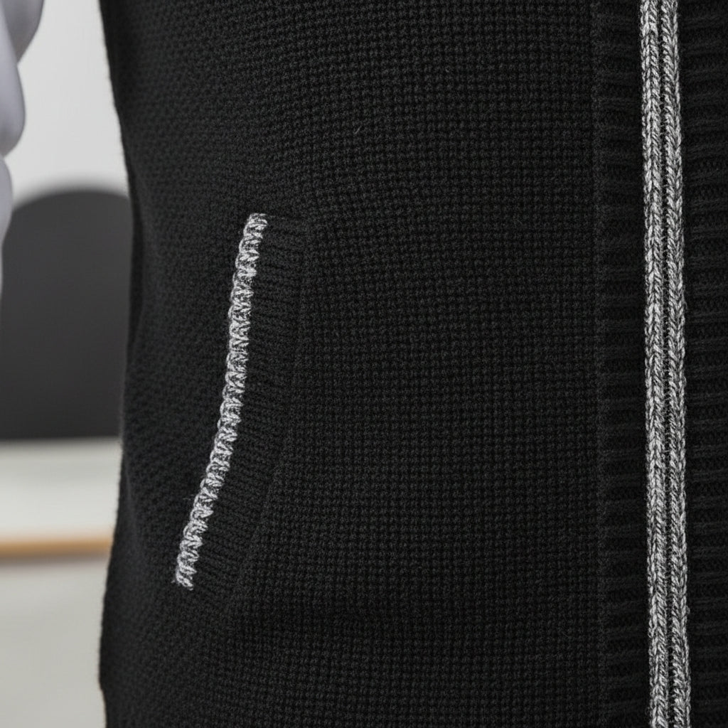 Men's High Collar Vest-Azzella London