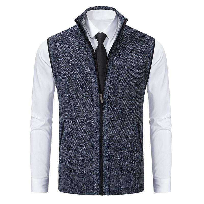 Men's High Collar Vest-Azzella London