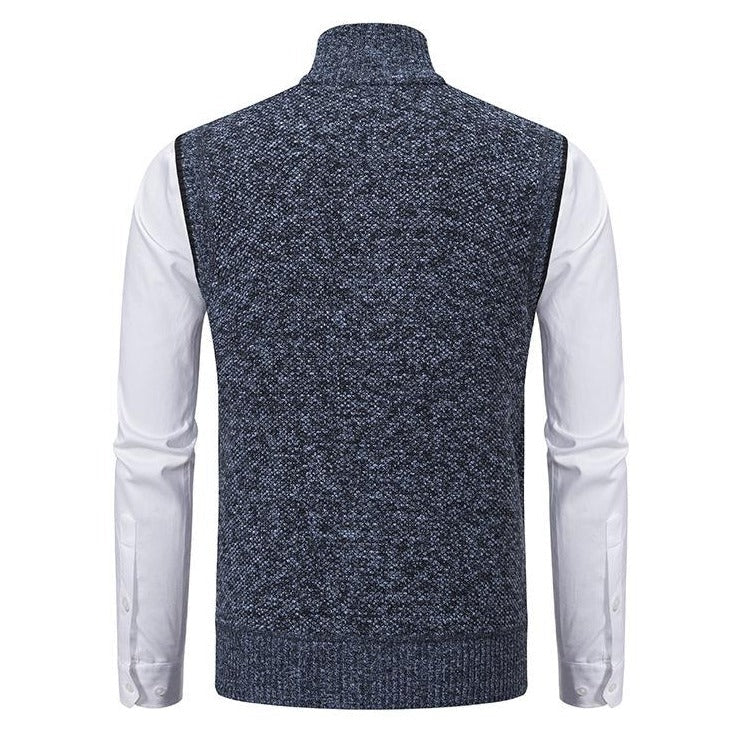 Men's High Collar Vest-Azzella London