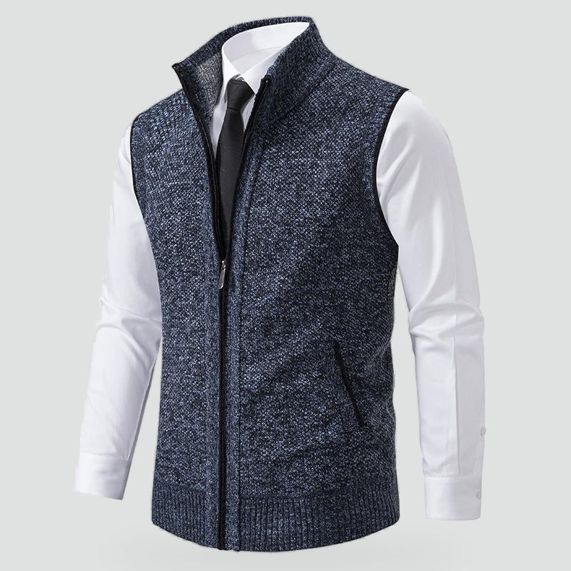 Men's High Collar Vest-Azzella London
