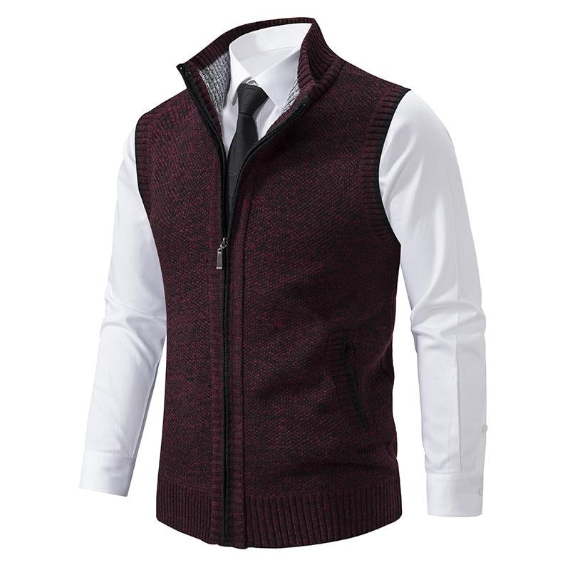 Men's High Collar Vest-Azzella London