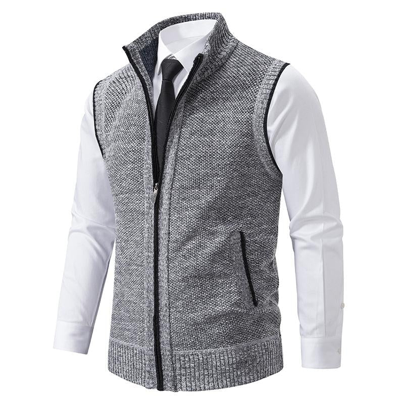 Men's High Collar Vest-Azzella London