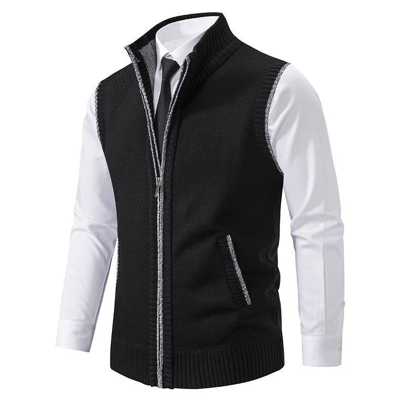 Men's High Collar Vest-Azzella London