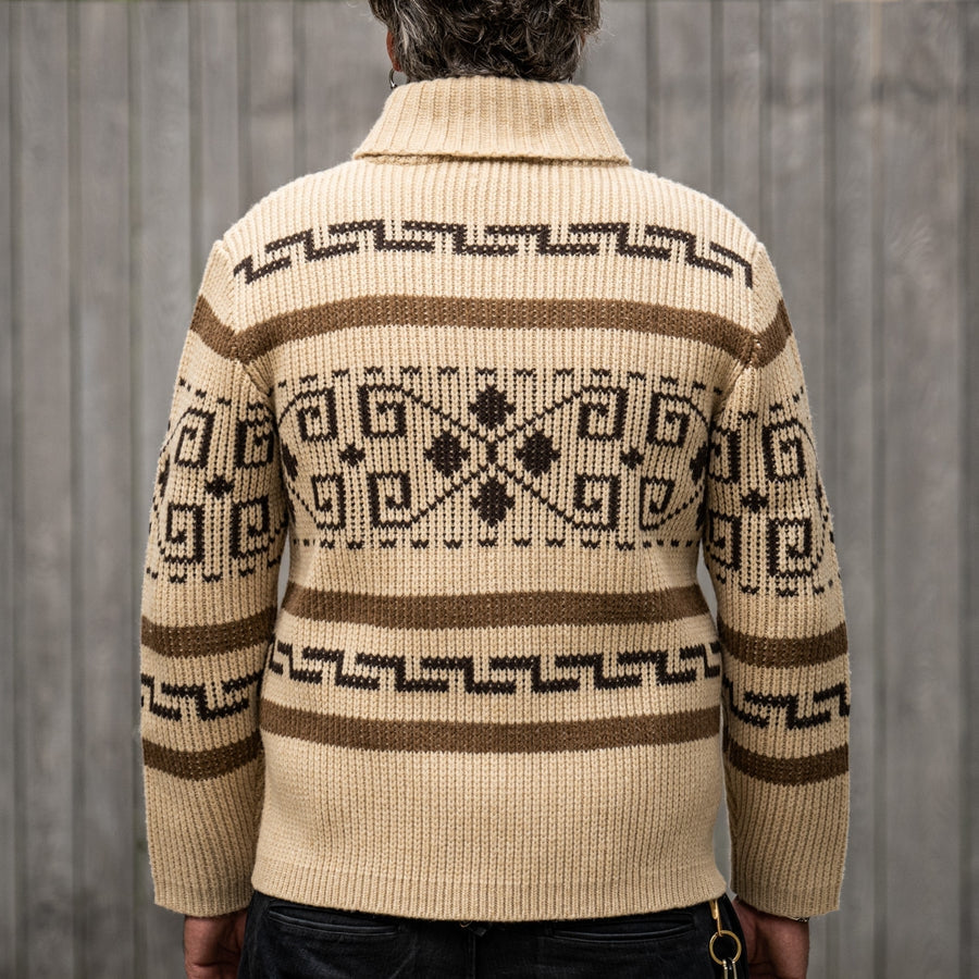 Men's Jacquard Pattern Cardigan-Azzella London