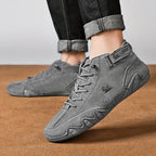 Men's Lace Up High Top Sneakers-Azzella London