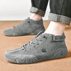 Men's Lace Up High Top Sneakers-Azzella London