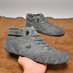 Men's Lace Up High Top Sneakers-Azzella London