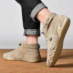 Men's Lace Up High Top Sneakers-Azzella London