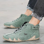 Men's Lace Up High Top Sneakers-Azzella London