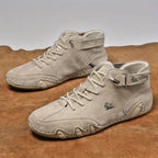Men's Lace Up High Top Sneakers-Azzella London