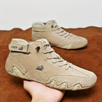 Men's Lace Up High Top Sneakers-Azzella London