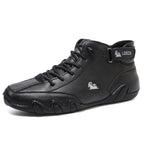 Men's Lace Up High Top Sneakers-Azzella London