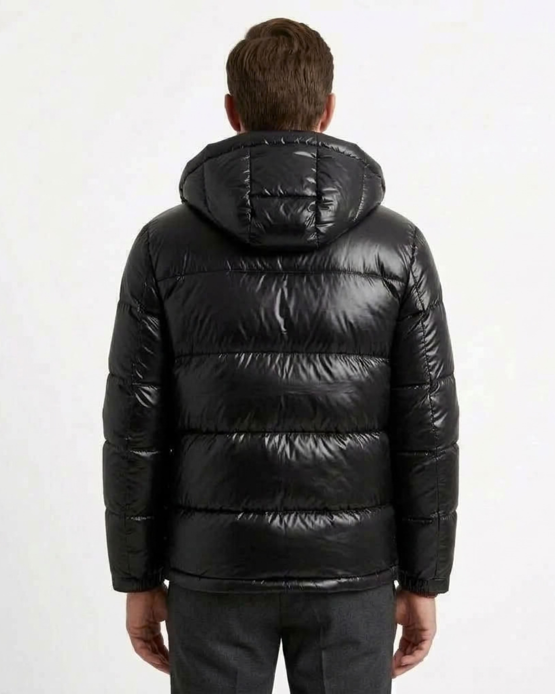 Men's Lightweight Hooded Puffer Jacket-Azzella London