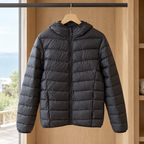 Men's Lightweight Hooded Quilted Jacket-Azzella London