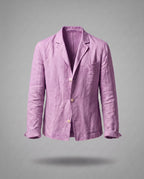 Men's Lightweight Linen Blazer-Azzella London